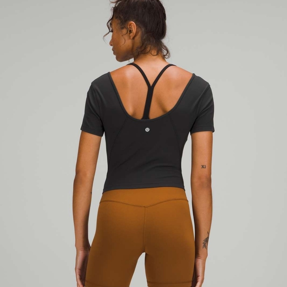 EUC 💎 Lululemon Align T-shirt Black Size 8 - Picture 2 of 5